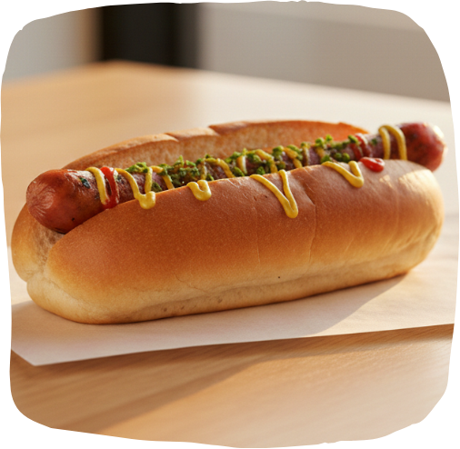 ホットドックの画像